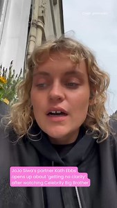 166K views · 4.2K reactions | Jojo Siwa’s Partner Kath Ebbs has shared a video opening up about “getting no clarity” after watching Celebrity Big Brother the past two weeks…  | Goss.ie | Facebook