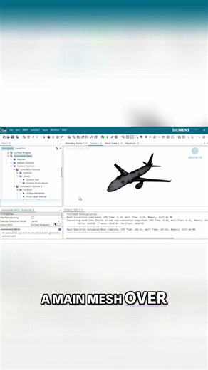 Advanced CFD Meshing: Finer Details for Vortex Capture #shorts