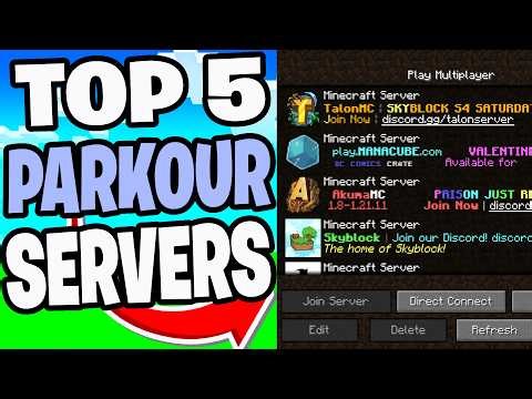 Top 5 Parkour Servers For Minecraft 2026! - Server IPs