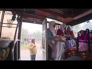 Busy Highway Bus Journey | Overloaded Bus & Poor Transport Reality
