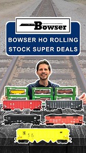 2.2K views · 32 reactions | Bowser HO Scale Rolling Stock Super Deals!  We got some great deals going on for Bowser HO Scale Rolling Stock! Great additions to your HO Scale model trains! Shop Now: TrainWorld.com #trains #train #modeltrain #modelrailroad #railfans #railfans_of_instagram #railfanning #trainworld #trainland #toytrain #modeltrains #railroad #locomotive #bowser #bowsertrains #rollingstock #ho #hoscale #sale #ridewithtrainworld | TrainWorld.com | Facebook