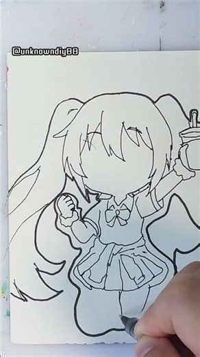 Drawing Hatsune Miku... But in PURPLE? 💜 Wait, is this Miku?