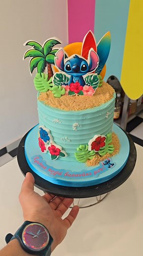 Stitch birthday cake! | Zaxaroplastisa Miranta's Cakes & Pretty Little Ideas