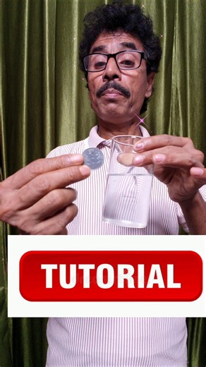 Learn the Coin and Glass Magic Trick #shorts #magic #tutorial #glasscoinmagic