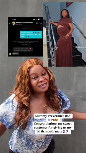 Omo March 🕺🏼🕺🏼🕺🏼🕺🏼 Congratulations my woman Olorun a wo.. Olorun a dasi… #aishnaturaleaf #aishnaturaleafherbal #fyp #baby #goviral