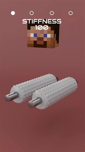 Steve vs Machine minecraft 3d simulation🔥 #satisfying #3d #blender #relaxing #3danimation #asmr #simulation #minecraft