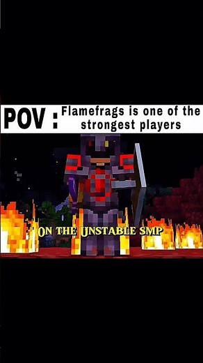 Flamefrags defeated wemmbu🔥4K[Edit/Amv]#minecraft #minecraftshorts #flamefrags #wemmbu #unstablesmp