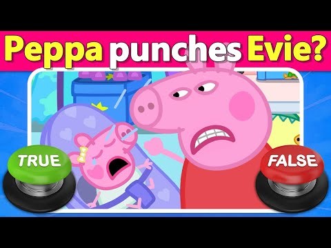 ⭕❌ Peppa Pig True or False Quiz 🐷 Can You Get Them All Right? Fun Cartoon Game | Quiz DingDong