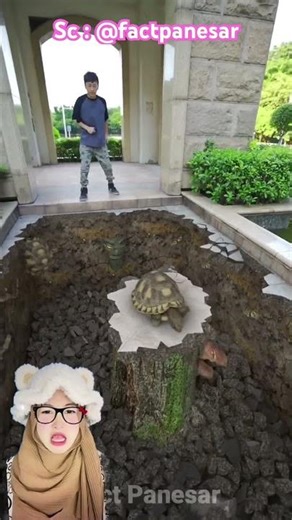 Turtle saves brother from virus ⁉️🦠@factpanesar