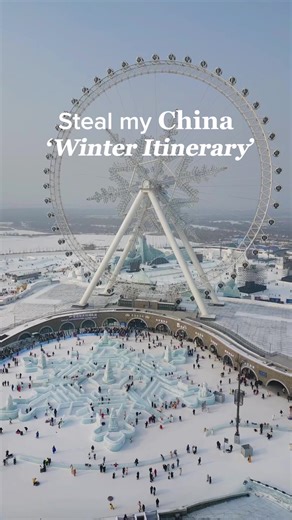 STEAL my China Winter Itinerary ❄️ 💭My full Harbin Guide and China itineraries 🙌🏻 https://the-savvytourist.com/harbin-snow-and-ice-festival-2025/ 🎡Harbin, China Day 1: Arrive and dive into the cheapest market in China—the underground Harbin Winter Market. Explore the Songhua River Snow Carnival, shop along Zhongyang Pedestrian Street, and finish the evening at the Zhaolin Ice & Snow Garden Party. Day 2: Hit the Harbin Snow and Ice Festival ⚠️Make sure you pre-purchase Tickets from 🎟️@klooka