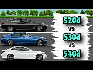 BMW 520d vs 530d vs 540d: DRAG RACE