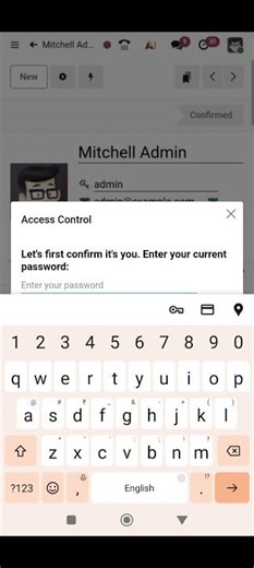 Set User Password With Additional Security Layer In #odoo #odoo19