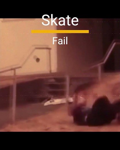 Epic skateboarding fail