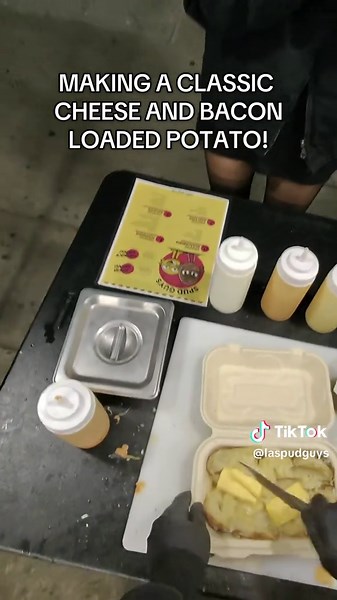 Delicious Cheese and Bacon Loaded Jacket Potato Recipe