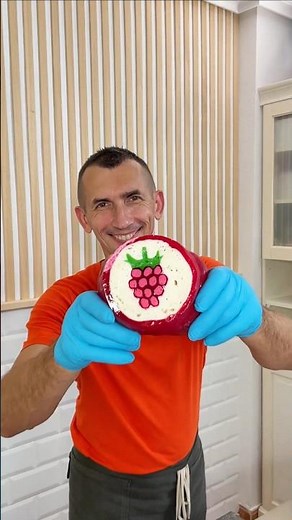 How They Hide a Perfect Raspberry Inside Every Candy #candy #satisfying #amazing