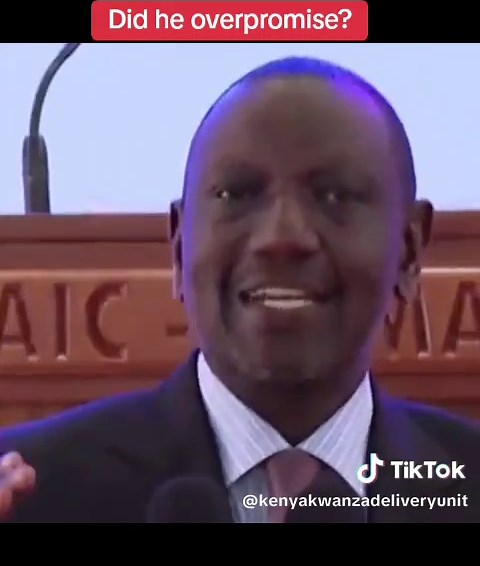 did president #ruto over promise ? Not really he has delivered on most of his projects he promised the people of Kenya. #politics