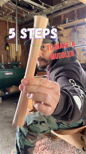 Jason Gallagher on Instagram: "Here a little more info on making a muddler. I have some very lovely California dogwood I’m working with but just about anything straight grained and clean will work. Also, it’s better to have something dense so as not to absorb as much liquid and such. I have a bunch of other videos but I’ve linked one in Particular that might help in selecting good material so go check it out. I’m also thinking about selling a little booklet with plans and a short how to on makin