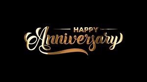 Happy Anniversary Typography Golden Text Animation Stock Footage Video (100% Royalty-free) 1095485339 | Shutterstock