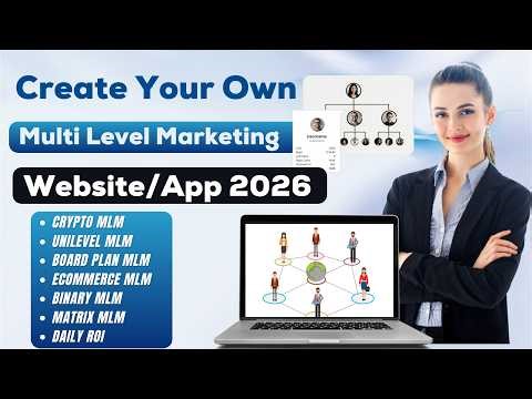 How To Create Multi-Level-Marketing Website | Make Own Multilevel Marketing Software | MLM Platform