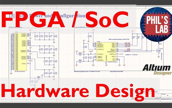 FPGA & SoC Hardware Design - Xilinx Zynq - Schematic Overview - Phil's Lab #50