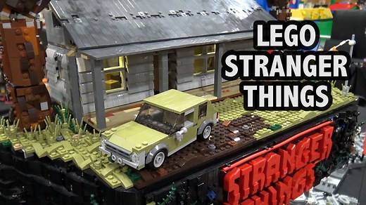 The Byers' House from Stranger Things in LEGO (completed) | Beyond the Brick