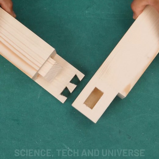 2M views · 3.3K reactions | The best practice for wood connection | Science, Tech and Universe | Facebook