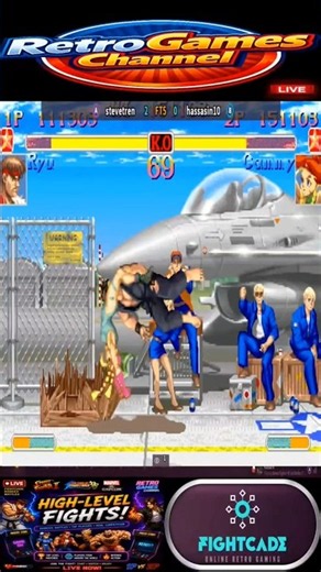 Ryu VS Cammy / Super Street Fighter 2 Turbo #fightcade #streetfighter #arcadefights #arcade