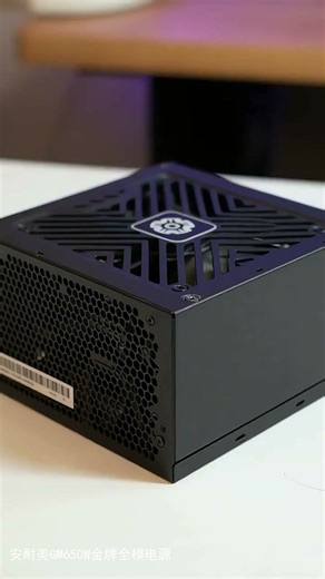 安耐美（Enermax）电源650W 金竞蝠GM650W黑色 ATX3.1电源 金牌全模 全日系电容/FDB风扇/五年保固