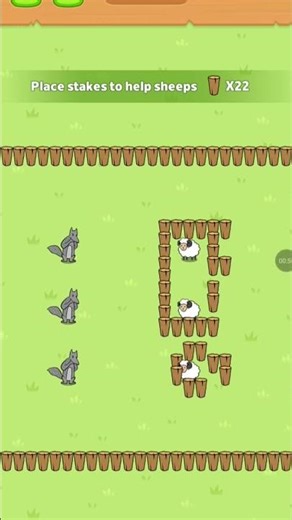 Place fences to protect sheep #shorts #youtuber #gaming #saport