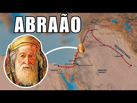 Toda a vida de Abraão em um mapa l Explicação CHOCOU o BRASIL
