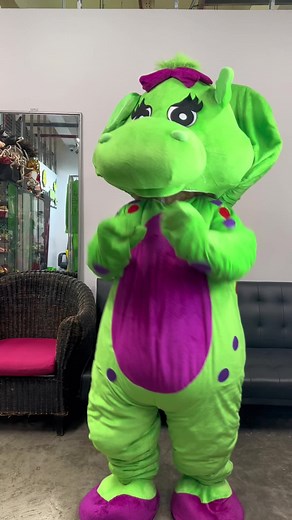 I love you!! You love me!! Check out our new barney and friends costume!!! Only at ccm #barney #barneythedinosaur #barneycostume #barneycosplay #furry #cosplay #costume #costumeideas