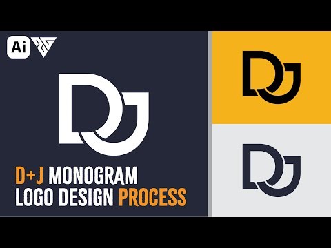 How to Create a Stunning DJ Monogram Logo Design in Adobe Illustrator | Logo Design Tutorial 2026