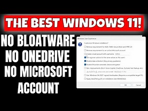 How To Create Clean Secure Windows 11 Install Disk Without Bloat Or Microsoft Account