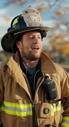 WHAT, fireman puts animals in trees for him to get later #fireman #funny