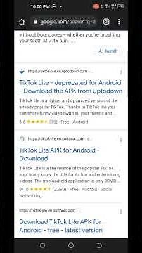 How to download TikTok lite apk