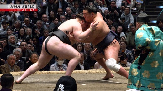 New Ozeki Aonishiki, leading the title race with just two losses, defeated Yokozuna Hoshoryu on Day 13 of the January GRAND SUMO Tournament to stay in front.🎥 ⬇️ https://www3.nhk.or.jp/nhkworld/en/tv/sumo/?cid=wohk-fb-org GRAND SUMO Highlights Day 13 ------------------------ GRAND SUMO on NHK WORLD-JAPAN Facebook Group https://www.facebook.com/groups/339498673300630/?cid=wohk-fb-org | NHK WORLD-JAPAN
