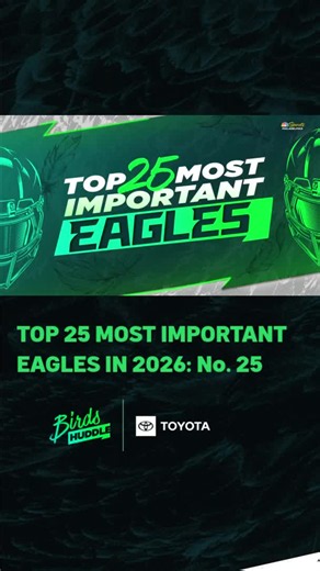 Top 25 Most Important Eagles in 2026 — No. 25 Is a Rookie