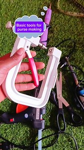 BASIC TOOLS FOR PURSE MAKING. #learnaskilltoday #pursemakingtutorials #purseshandleandframes #purses #ladiespurseandhandbags #diypursemaking #diycrafts #diyfashionpursesforladies | Pure creativiti
