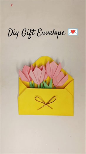 How to make a Gift Envelope with Paper 💌| Paper Craft Tutorial Ideas 💡| #shorts #craft #diy #gift