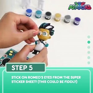 18K views · 234 reactions | Romeo, Night Ninja and Luna Girl challenge your little heroes' to get arty! Follow our steps and don't forget to share your little heroes' finished creations! | PJ Masks | Facebook