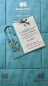 The final touch before your wedding story travels, thoughtful packed and beautifully delivered 💖✨ SKU CODE - KRC32570 [Marriage invitations, invitation cards, unique wedding cards, indian wedding cards, custom wedding invitations, designer wedding cards, customised wedding invitations] #weddinginvitation #newweddingcards #marriagecards #trendingweddingcards #shaadiinvitation | King of Cards - India's No. 1 Wedding Invitation Portal