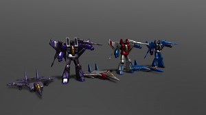 Seekers Trio Pack - Transformers Devastation - Download Free 3D model by Angel300_LQ