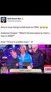 “The ladies room” Amy probably won’t be back at CNN 😂 #dating #CNN #NYE | BrandonJamal