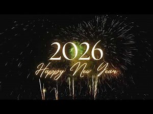 4K Free Stock Footage – 2026 New Year Background & Christmas Celebration | No Copyright Video