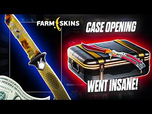 I OPENED THREE CASES AND PULLED AN URSUS KNIFE CASE HARDENED !!! - Farmskins Promo Code 2025
