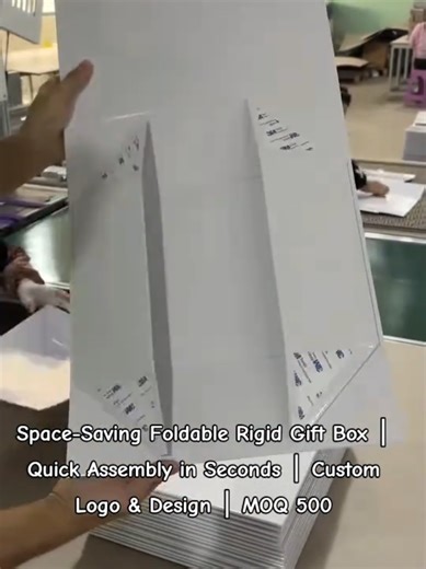 Custom Space-Saving Foldable Rigid Gift Boxes