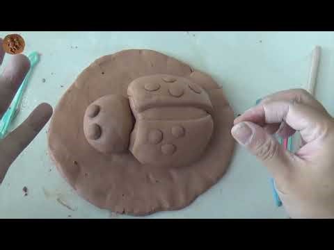 Little Ladybug Time! Easy Clay Craft for Kids 🐞