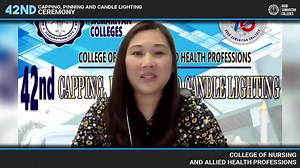 College of Nursing and Allied Health Professions 42nd Capping, Pinning and Candle Lighting Ceremony | Good Samaritan Colleges
