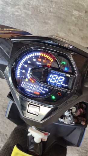Honda Beat FI Digital LED Panel Gauge #hondamotorcycles #hondabeat