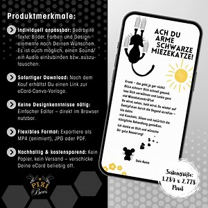 Get Well Wishes – Ecard, Get Well Soon, Digital Greeting Card, Animated, Customizable Canva Template, Instant Download - Etsy Australia